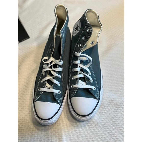 Converse Chuck Taylor All Star High Top Shoes Men 10.5 True Nature Green A10536F - Picture 3 of 5